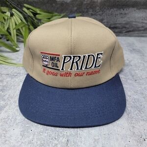 MFA Oil Midwest Agriculture 2001 Annual Meeting Snapback Hat Farmer Country